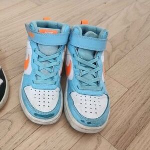 Nike Kids' Blue and Orange Sneakers